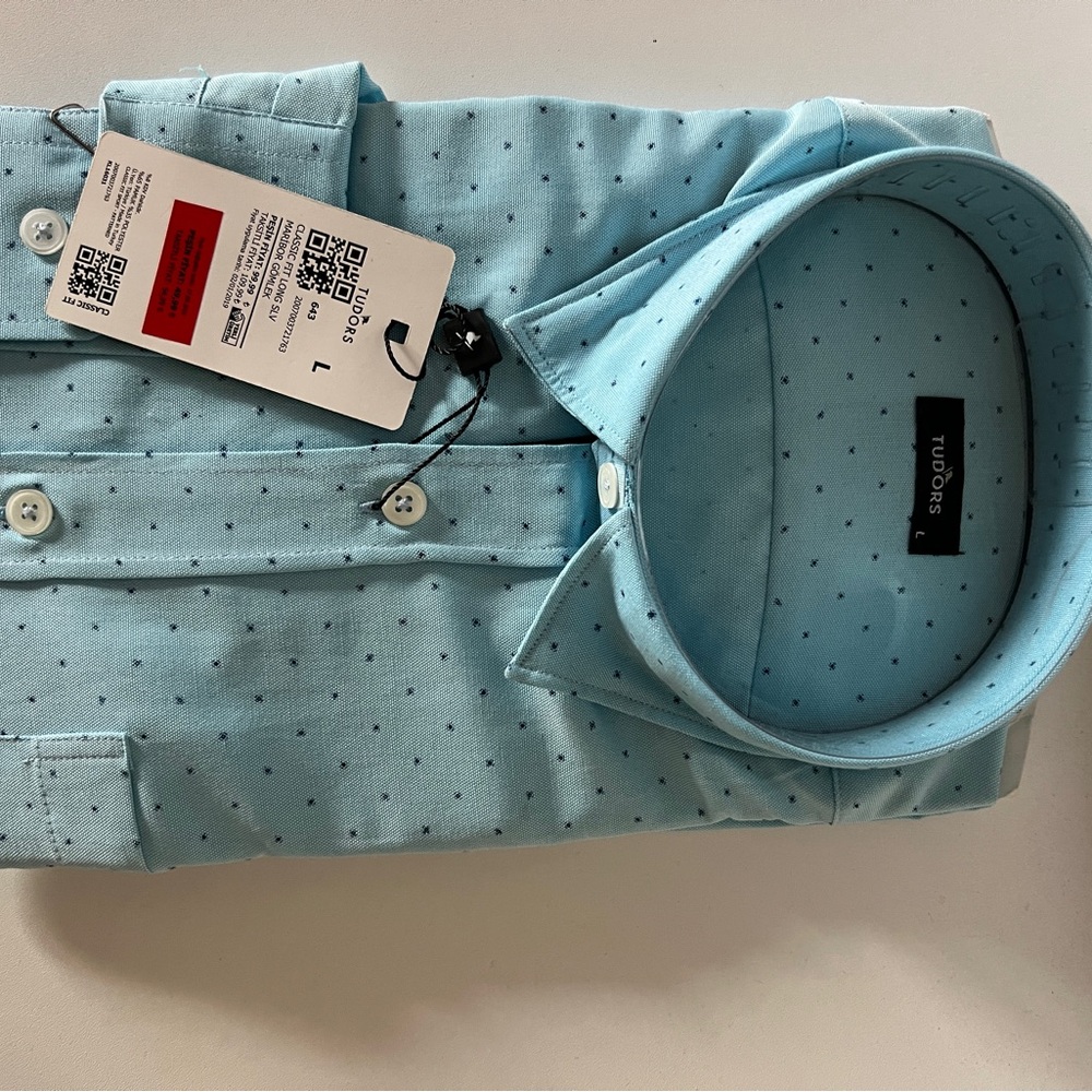 Tudor Blue Long Sleeve Tee